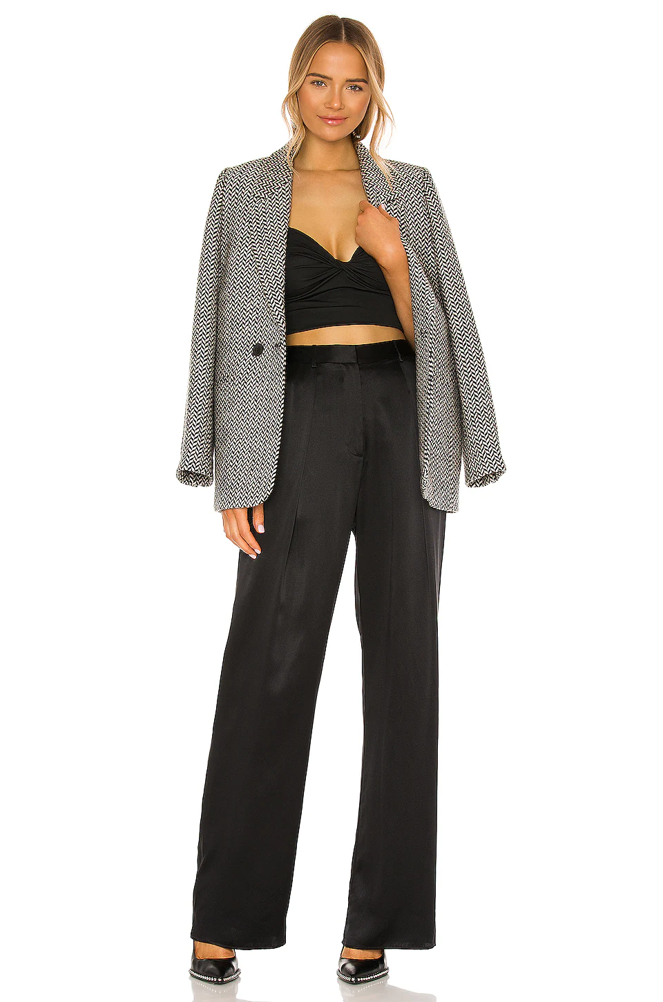 Lovers And Friends Ida Twist Front Top In Black 6 Lovers And Friends Ida Twist Front Top In Black - Image 4