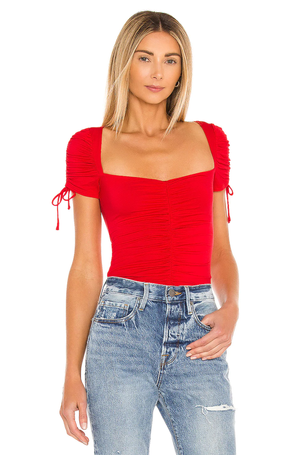 Lovers And Friends Jupiter Bodysuit In Red