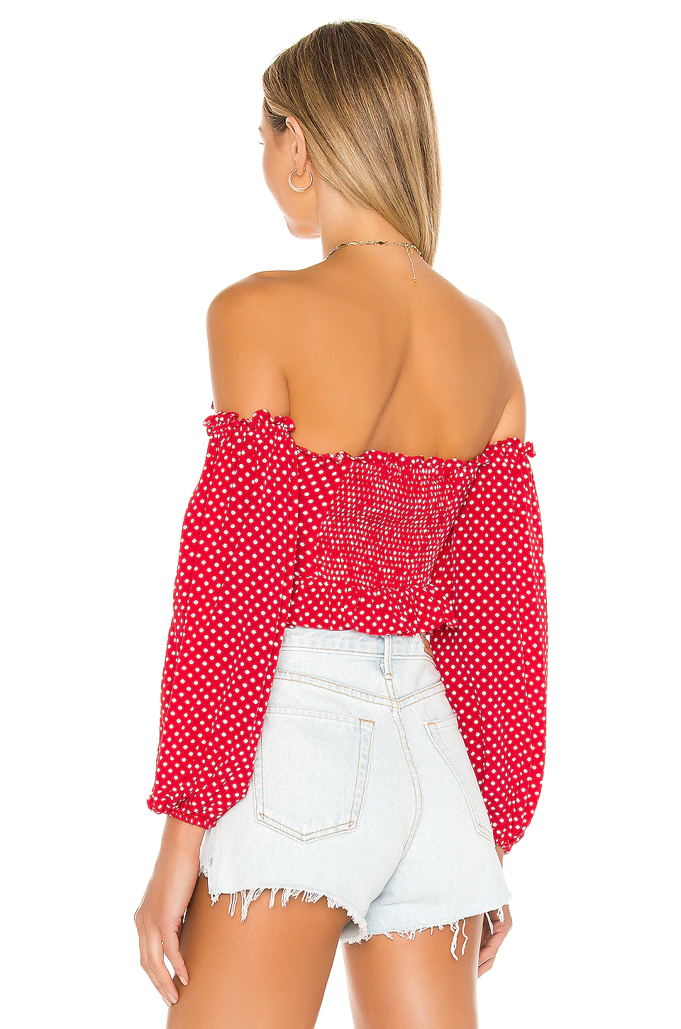 Lovers And Friends Arianna Top In Red & White Dot 5 Lovers And Friends Arianna Top In Red & White Dot - Image 3