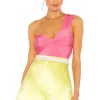 Lovers And Friends Kaela Bodysuit In Hot Pink 1 Lovers And Friends Kaela Bodysuit In Hot Pink -LOVERS AND FRIENDS Shop LOVF WS2055 V1