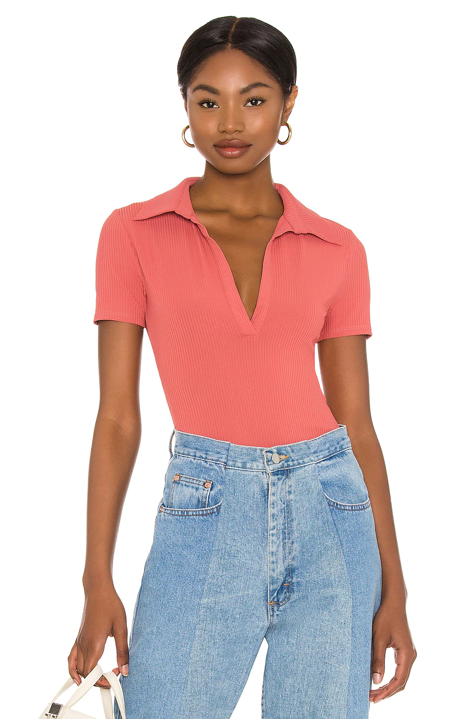 Lovers And Friends Charli Bodysuit In Dark Rose Red