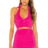 Lovers And Friends Miley Top In Dark Pink -LOVERS AND FRIENDS Shop LOVF WS2068 V1