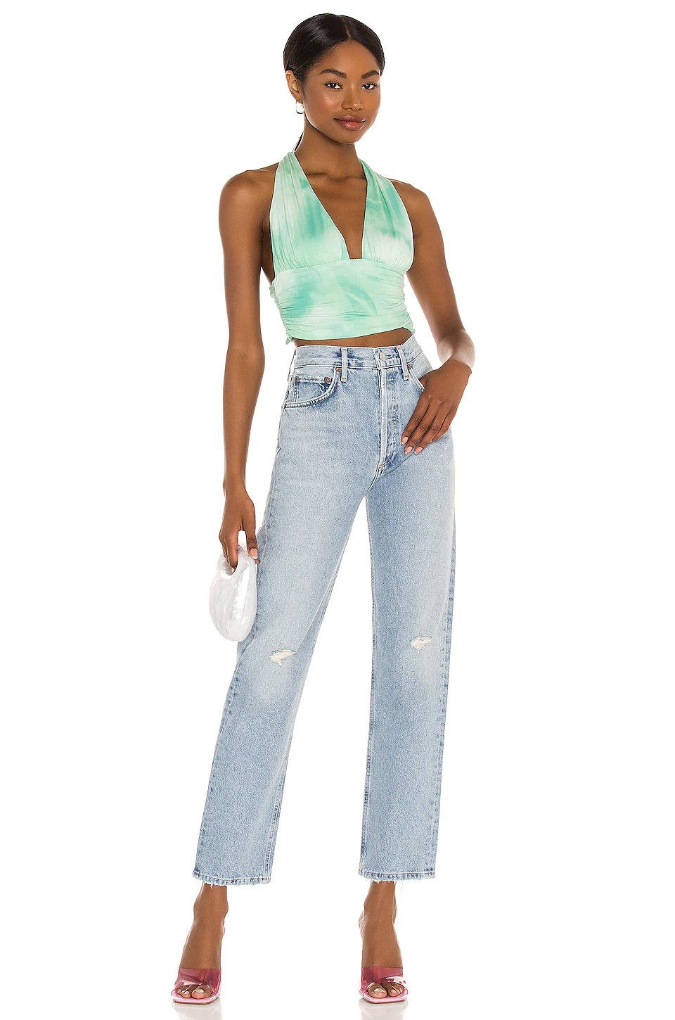 Lovers And Friends Venice Top In Seafoam Tie Dye 6 Lovers And Friends Venice Top In Seafoam Tie Dye - Image 4