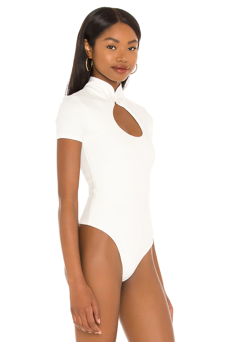 Lovers And Friends Chloe Bodysuit In White 5 Lovers And Friends Chloe Bodysuit In White - Image 3