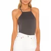 Lovers And Friends Halter Tank In Charcoal Gray -LOVERS AND FRIENDS Shop LOVF WS2104 V1