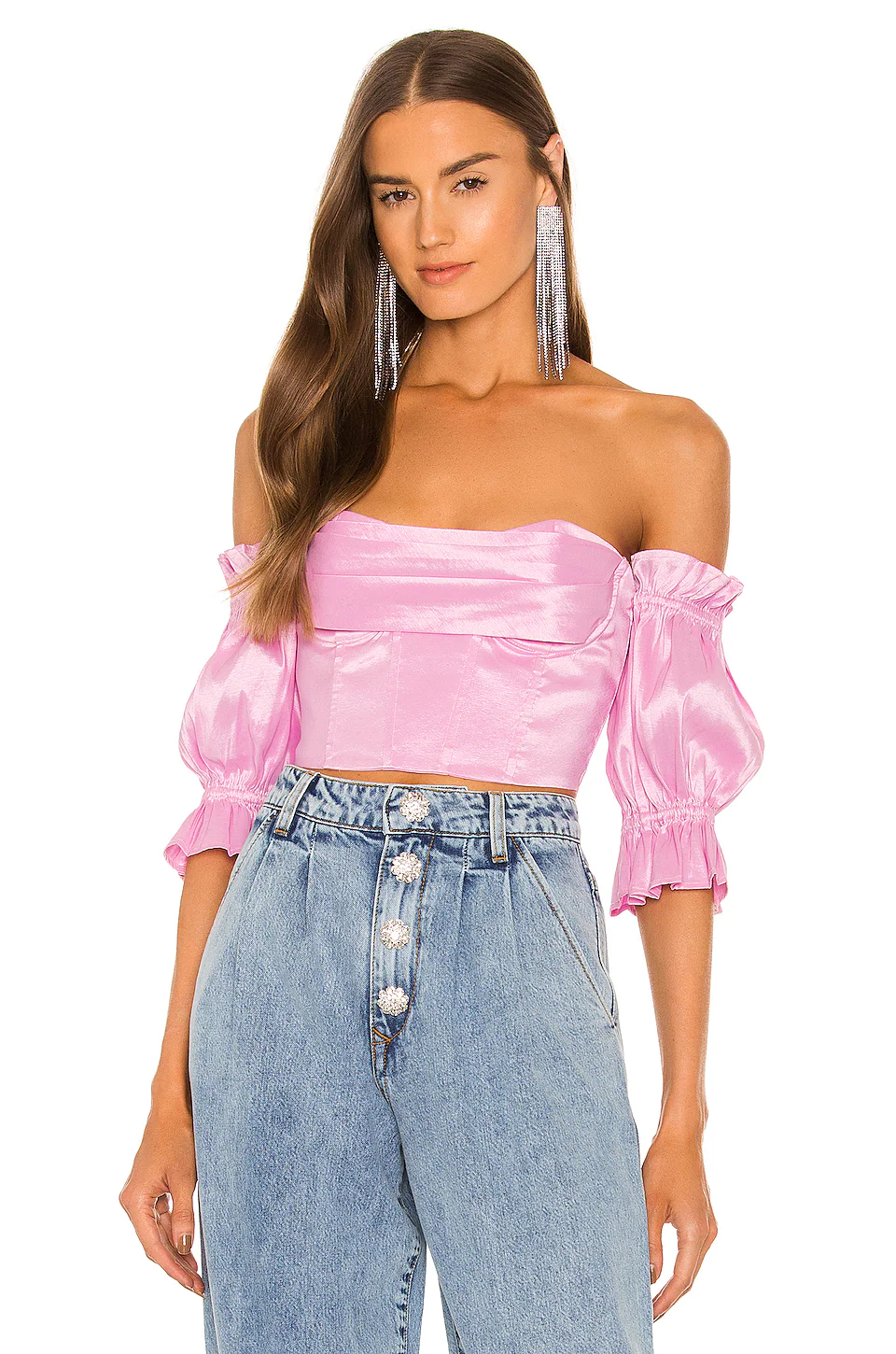 Lovers And Friends Tyra Bustier In Pink