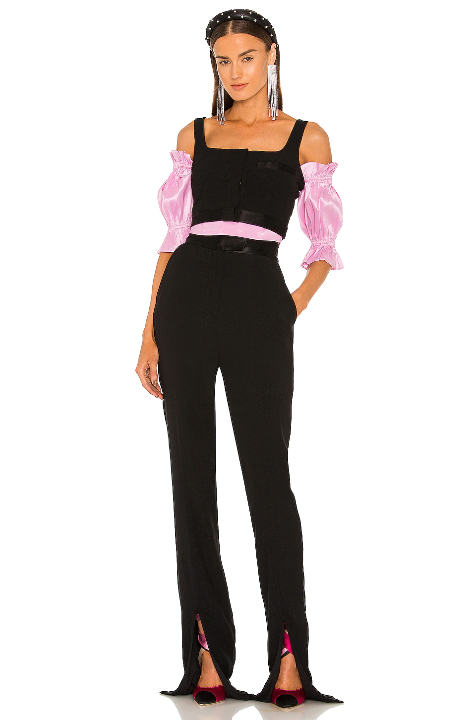 Lovers And Friends Yasmeen Vest In Black 6 Lovers And Friends Yasmeen Vest In Black - Image 4