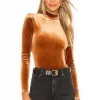 Lovers And Friends Brinkley Bodysuit In Copper -LOVERS AND FRIENDS Shop LOVF WS2155 V1