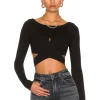 Lovers And Friends Clio Top In Black -LOVERS AND FRIENDS Shop LOVF WS2239 V1