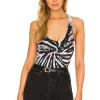 Lovers And Friends Gigi Bodysuit In Reverse Tie Dye -LOVERS AND FRIENDS Shop LOVF WS2251 V1