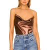 Lovers And Friends Cori Tank Top In Chocolate Brown -LOVERS AND FRIENDS Shop LOVF WS2285 V1