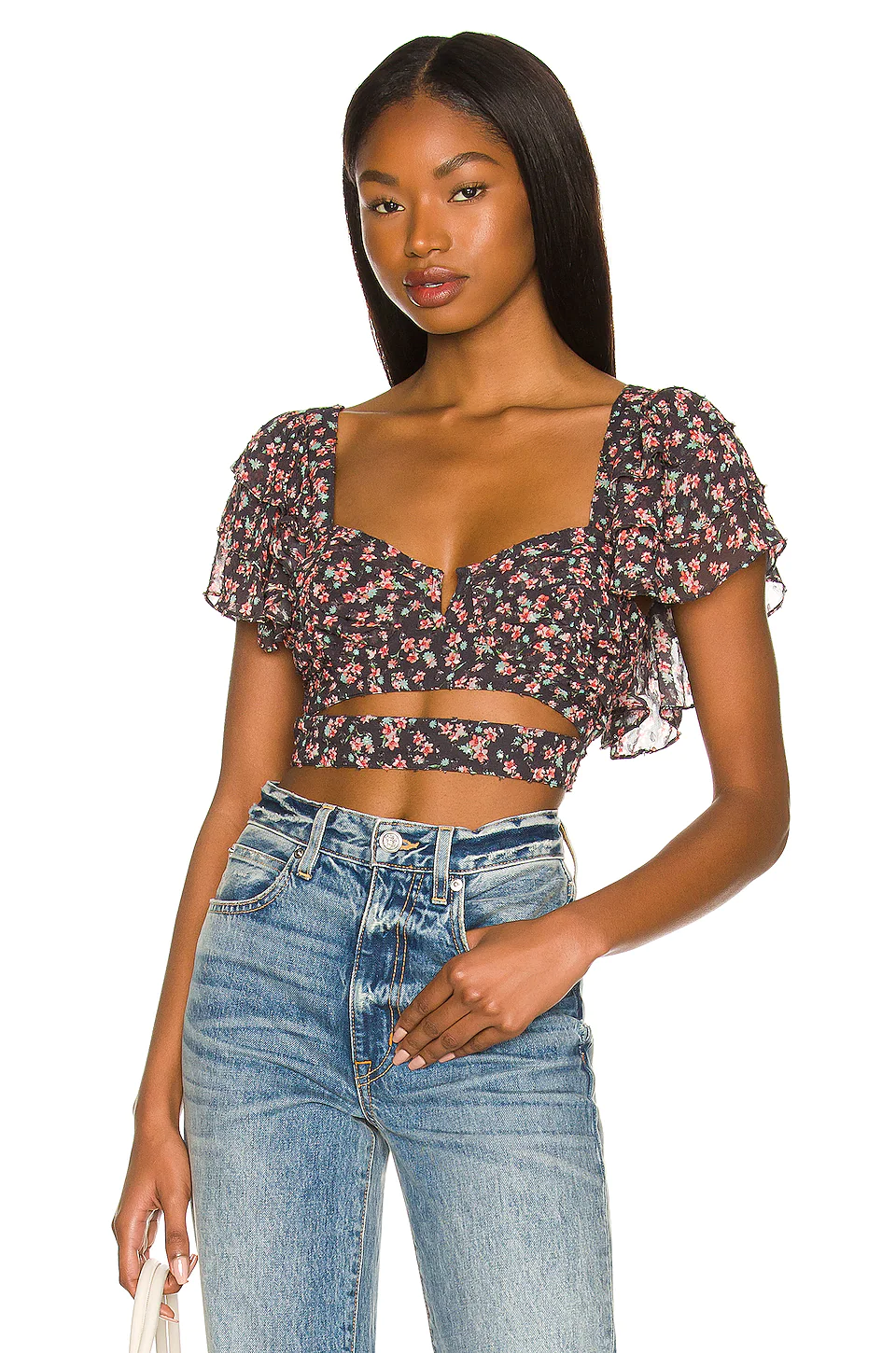 Lovers And Friends Sylviana Top In Martine Bloom Floral