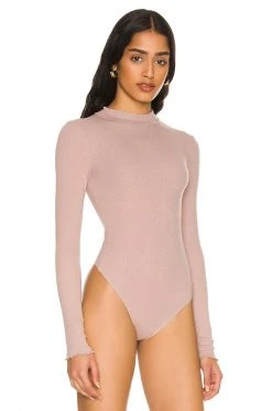 Lovers And Friends Abrielle Bodysuit In Soft Mauve -LOVERS AND FRIENDS Shop LOVF WS2318 V3