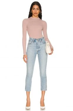 Lovers And Friends Abrielle Bodysuit In Soft Mauve -LOVERS AND FRIENDS Shop LOVF WS2318 V5