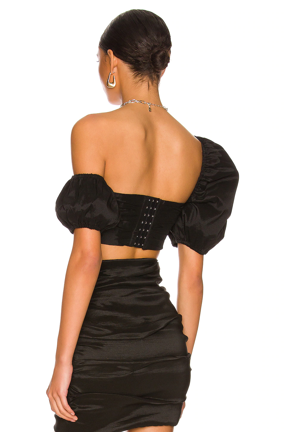 Lovers And Friends Savannah Cropped Top In Black 6 Lovers And Friends Savannah Cropped Top In Black - Image 4