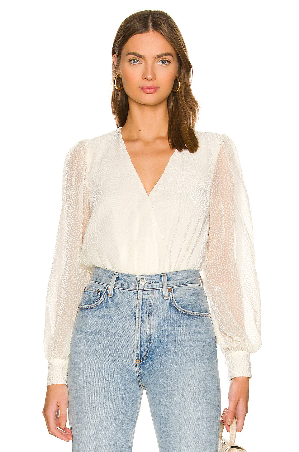 Lovers And Friends Heidi Bodysuit In White