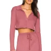 Lovers And Friends Celeste Top In Deep Mauve -LOVERS AND FRIENDS Shop LOVF WS2354 V1