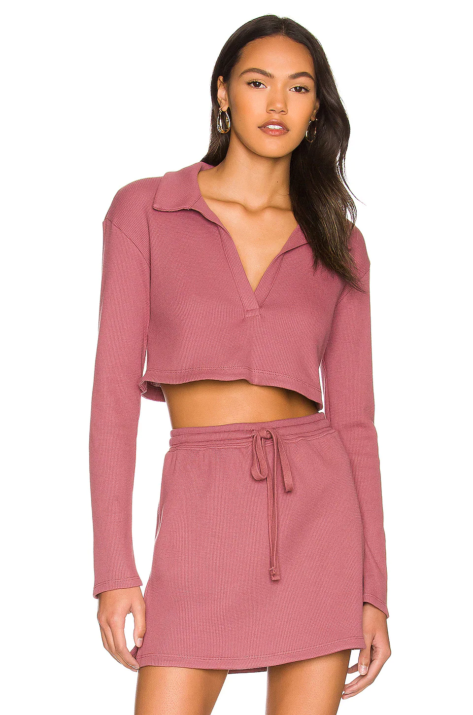 Lovers And Friends Celeste Top In Deep Mauve