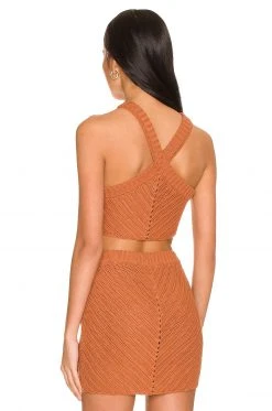 Lovers And Friends Malik Crochet Top In Cocoa Brown 8 Lovers And Friends Malik Crochet Top In Cocoa Brown -LOVERS AND FRIENDS Shop LOVF WS2378 V3