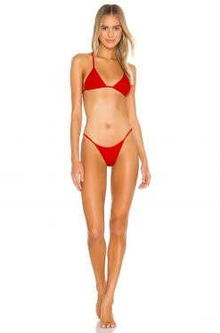 Lovers And Friends Worth It Bikini Bottom In Red -LOVERS AND FRIENDS Shop LOVF WX660 V4