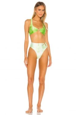Lovers And Friends Oh Snap High Waist Bottom In Limelight Dye -LOVERS AND FRIENDS Shop LOVF WX672 V4