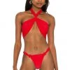 Lovers And Friends Vinnie Top In Red -LOVERS AND FRIENDS Shop LOVF WX811 V1