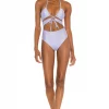 Lovers And Friends Aliah One Piece In Blue -LOVERS AND FRIENDS Shop LOVF WX853 V1