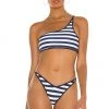 Lovers And Friends Valora Top In Blue & White Stripe -LOVERS AND FRIENDS Shop LOVF WX862 V1