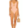 Lovers And Friends Bode One Piece In Tan -LOVERS AND FRIENDS Shop LOVF WX904 V1