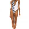 Lovers And Friends Valora One Piece In Blue & White Stripe -LOVERS AND FRIENDS Shop LOVF WX919 V1