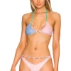 Lovers And Friends Set On You Top In Pink & Blue -LOVERS AND FRIENDS Shop LOVF WX933 V1