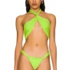 Lovers And Friends Vinnie Top In Neon Green -LOVERS AND FRIENDS Shop LOVF WX943 V1