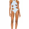 Lovers And Friends Say It One Piece In Baby Blue -LOVERS AND FRIENDS Shop LOVF WX969 V1