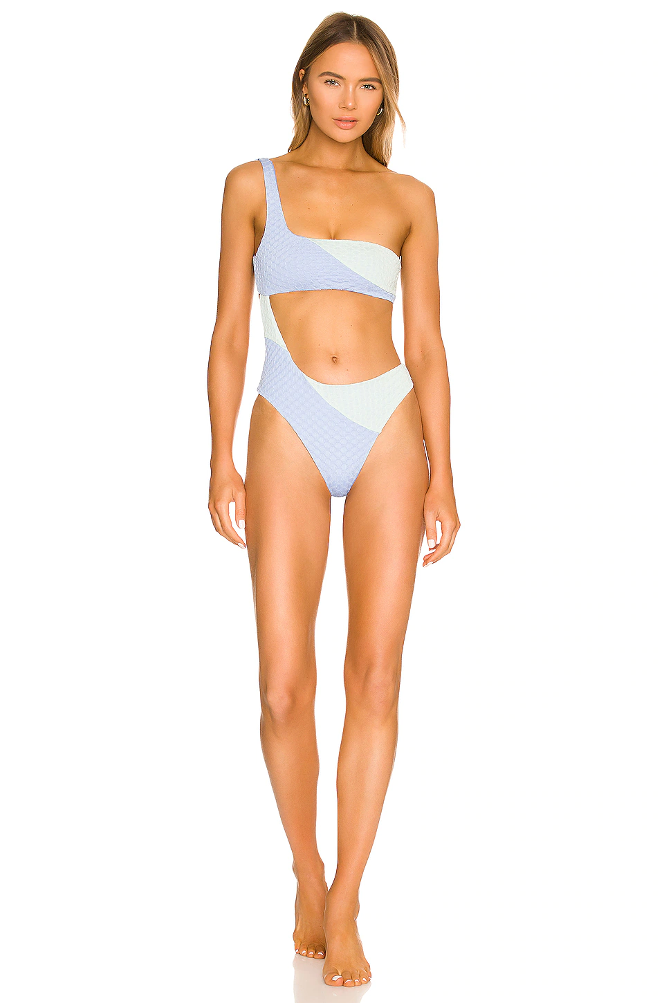 Lovers And Friends Catcha Wave One Piece In Blue Seafoam